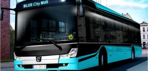 Solbus Blue City H2FC-bus “powered by HyMove”